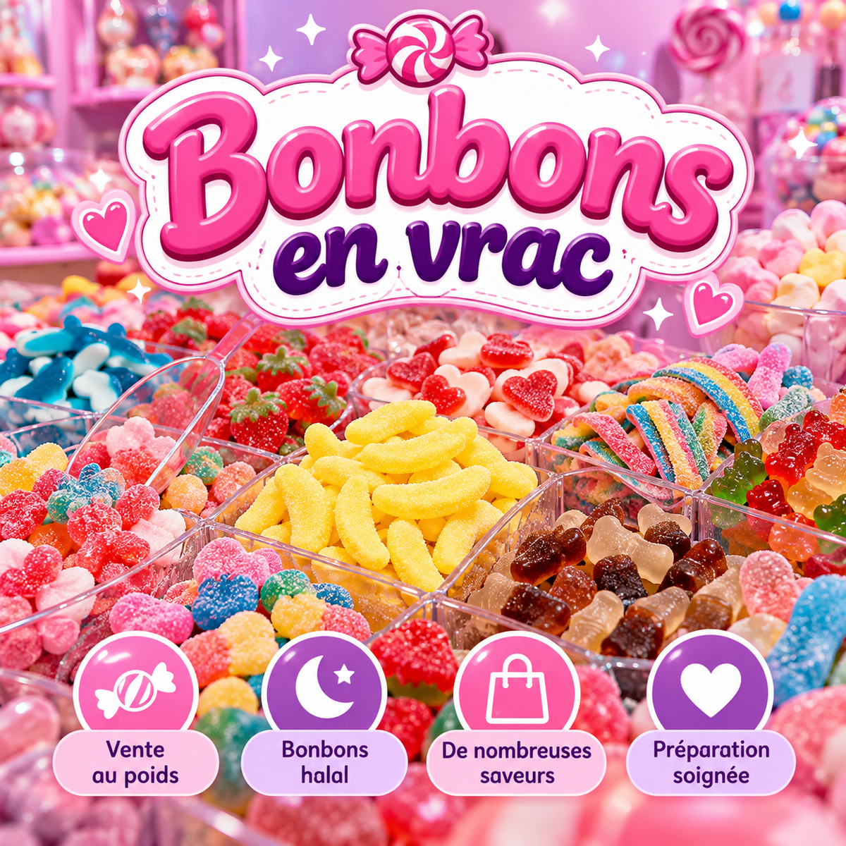 🍬 Bonbons en vrac