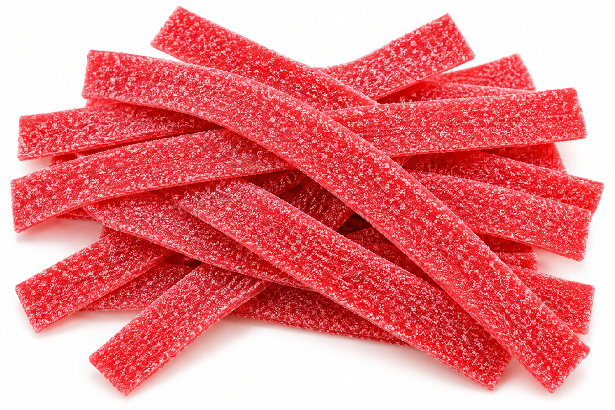 Bonbon Ceinture Fraise Acide 🍓 – 1 pièce