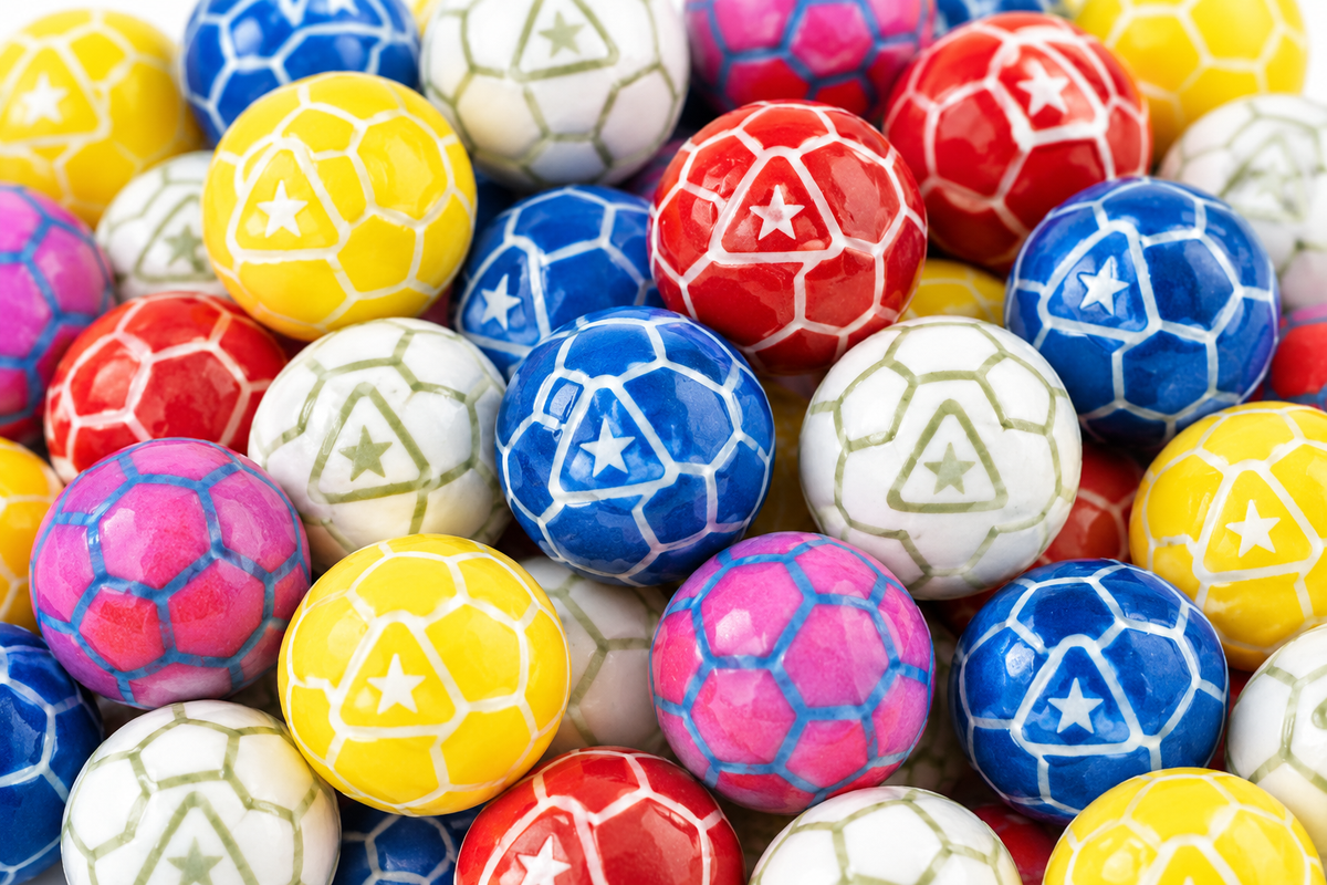 Chewing-Gum Ballon de Foot ⚽🍬 – 1 pièce