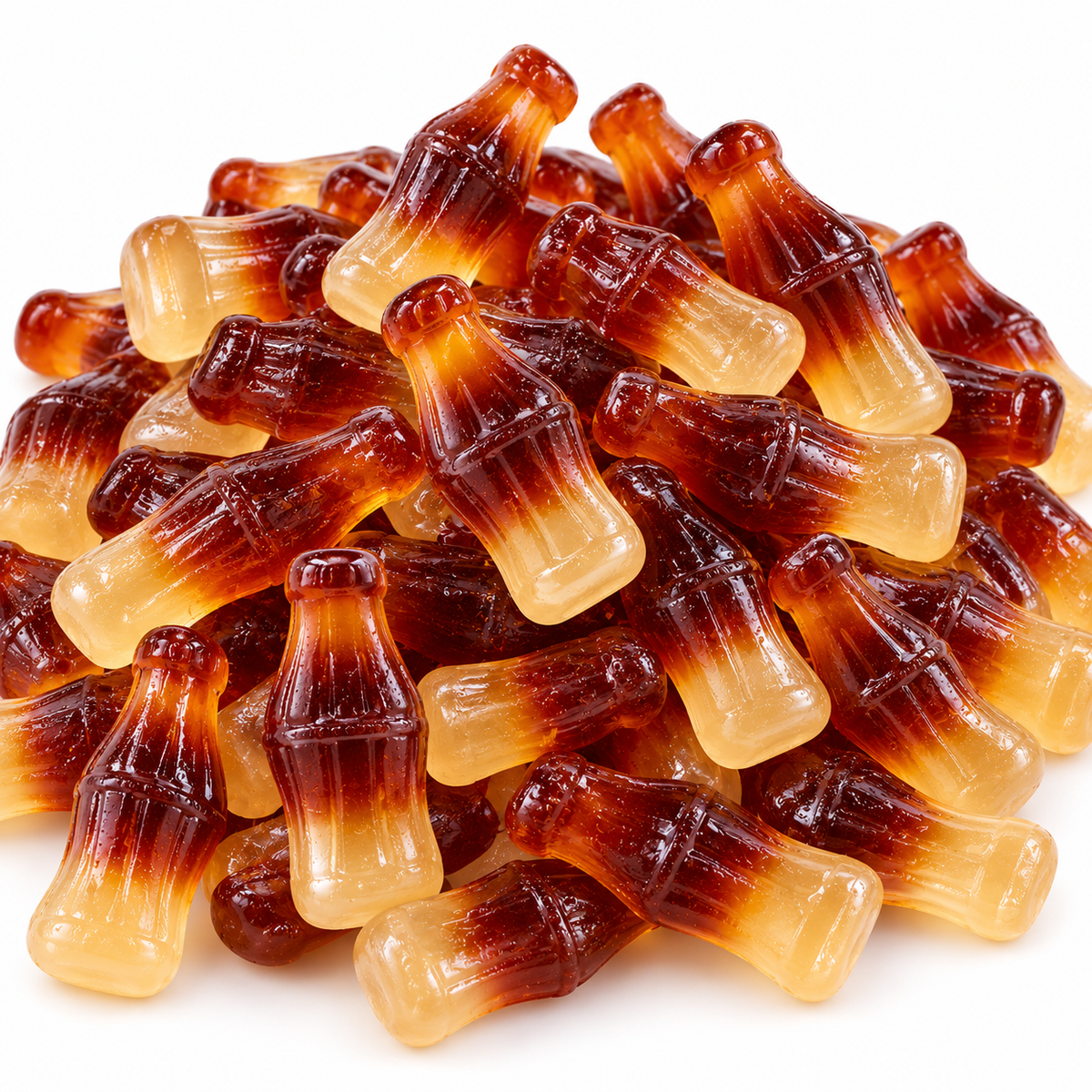 🍬 Bouteilles Cola Lisses – 100 g 🥤🤎