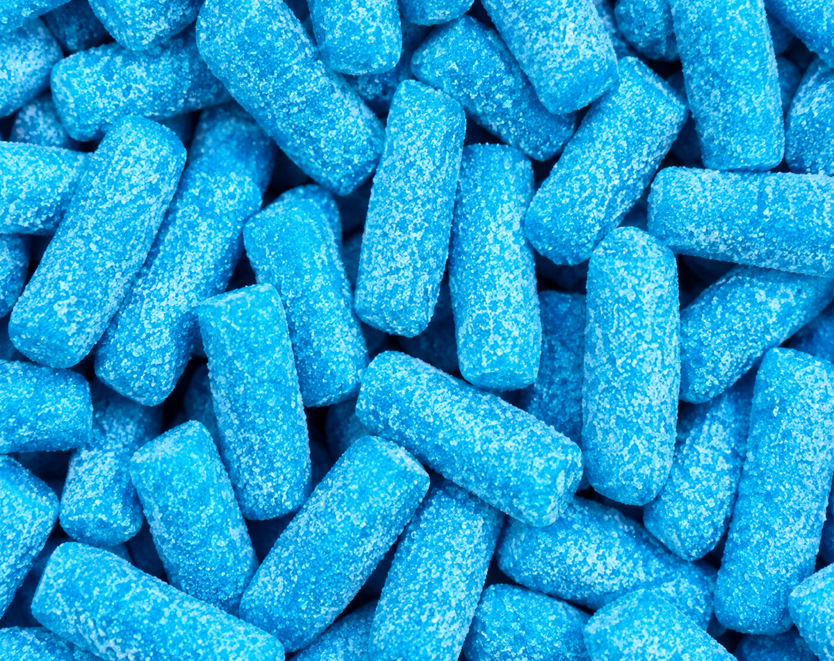 💙 Hitschies Blue Sour Framboise – Bonbons Acidulés Bleus – 100 g �